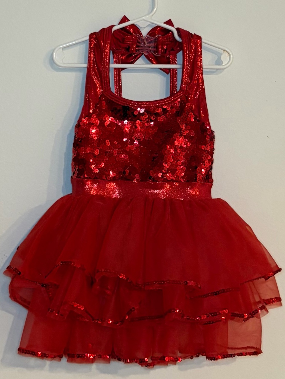 A Wish Come True Tippy Toes Tap Dance Costume Child SC 24359 w/ Hair Accessory
